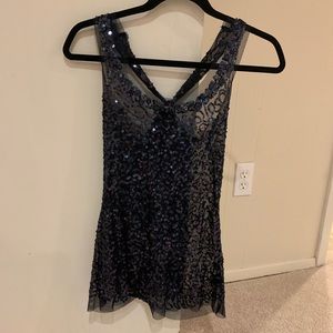 XXI Navy Sparkling Top Small